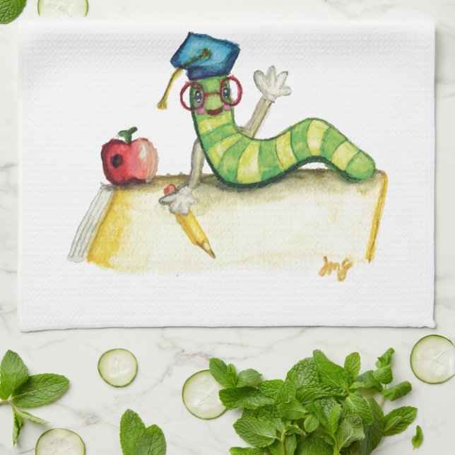 Ein Hinweis des Lehrers Handtuch (Gefaltet)