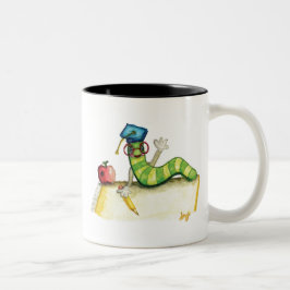 Ein Hinweis des Lehrers Zweifarbige Tasse