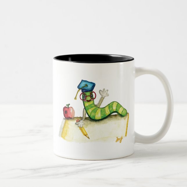 Ein Hinweis des Lehrers Zweifarbige Tasse (Rechts)