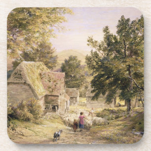 Ein Hof nahe Prinzen Risborough, 1845/6 (w/c an Getränkeuntersetzer