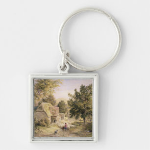 Ein Hof nahe Prinzen Risborough, 1845/6 (w/c an Schlüsselanhänger