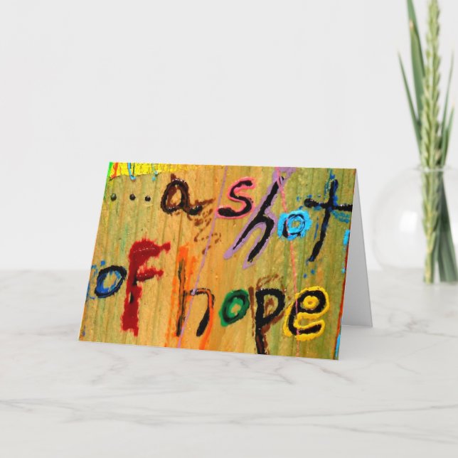 ein Hoffnungsschimmer für Grußkarten Karte (Vorderseite)