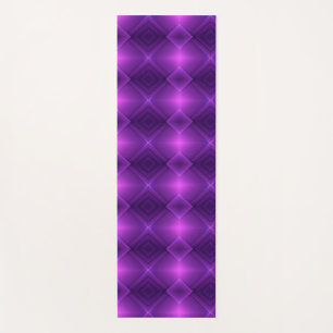 Ein hohes Lesezeichen mit einem lebendigen, violet Yogamatte