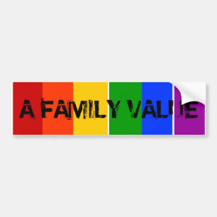 EIN HOMOSEXUELLER LGBT REGENBOGEN DES AUTOAUFKLEBER