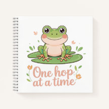 Ein Hopser nach dem anderen | Frosch auf Seerosenb