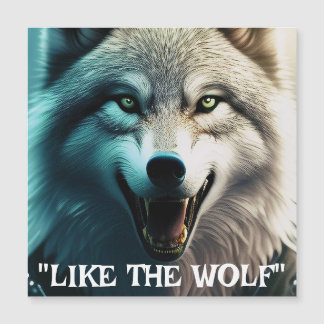 "Ein Howling Hunger: Wie der Wolf?" Magnetkarte