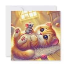 Ein hübsches Design für Kitten und Maus