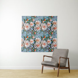 Ein Hübsches Mosaik-Blumenmuster aus Imitaten Wandteppich