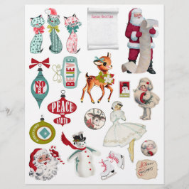 Ein hübsches Set an Retro-Weihnachtsgeschenken