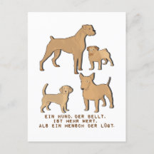Ein Hund der bellt ist mehr wert Hundeliebe Spruch