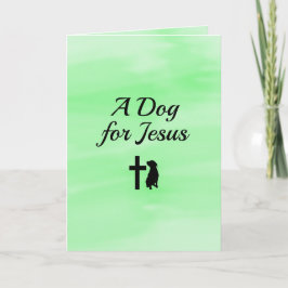 Ein Hund für Jesus Gedicht Beileid Karte