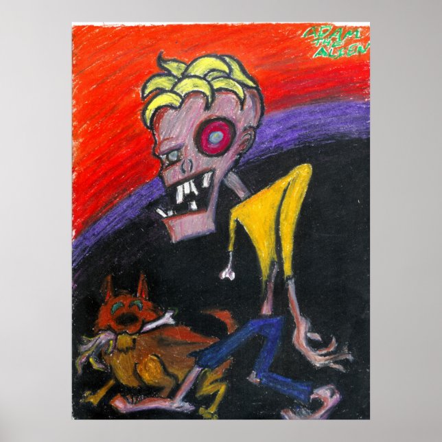 "Ein Hund und sein Zed"-Poster Poster (Vorne)