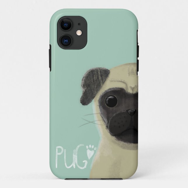 Ein Hundeleben - Mops Case-Mate iPhone Hülle (Rückseite)