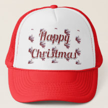 Ein Hut mit Weihnachtsmann, die schönste Freude