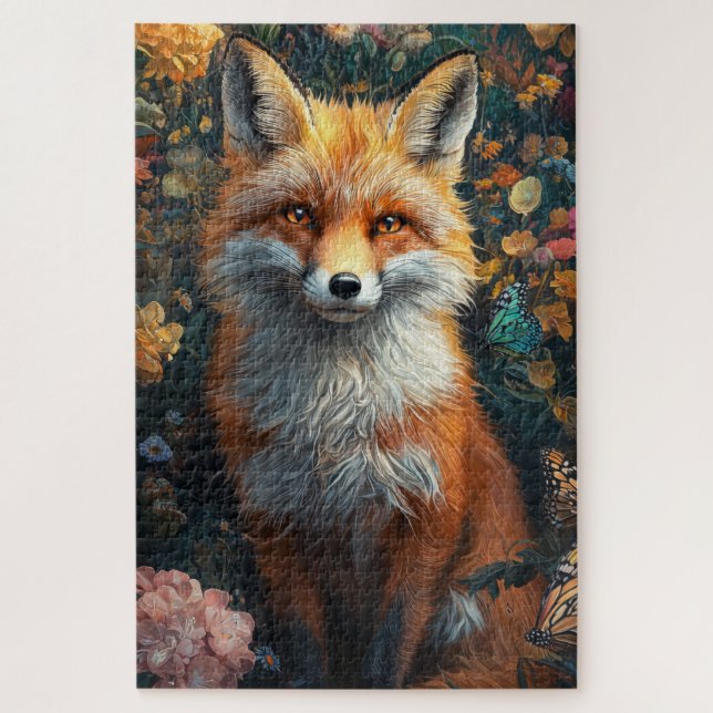 Ein hyperrealistischer Fuchs (Vertikal)