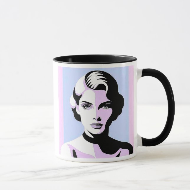 Ein hypnotisches Portrait zwischen Schatten und Li Tasse (Rechts)