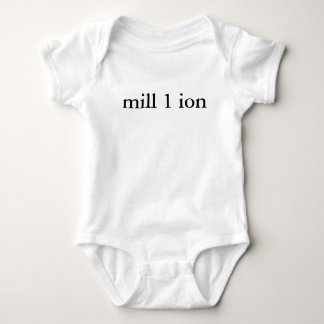 Ein im Million Baby-Shirt Baby Strampler