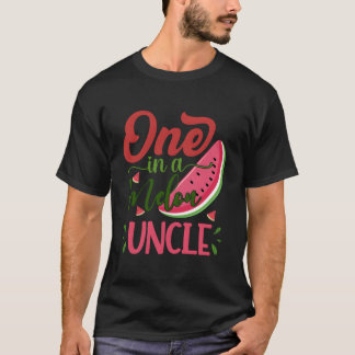 Ein In Einem Melonen-Onkel-Wassermelonen-Familien- T-Shirt