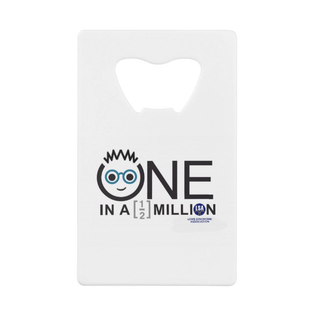 Ein in einer halben Million Logo - Flaschenöffner (Vorderseite)