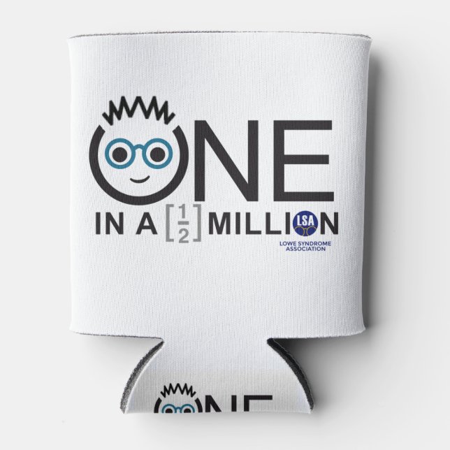 Ein in einer halben Million Logo - kann kühler sei Dosenkühler (Vorderseite)