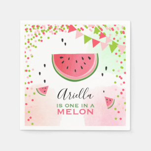 Ein in einer Melone Serviette