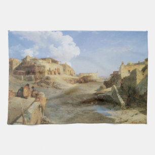 Ein Indian Pueblo, Laguna, New Mexico von Moran Geschirrtuch