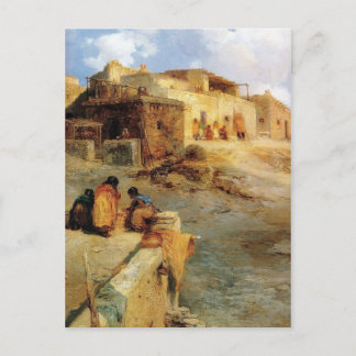 Ein indischer Pueblo Laguna New Mexico - 1906 Postkarte
