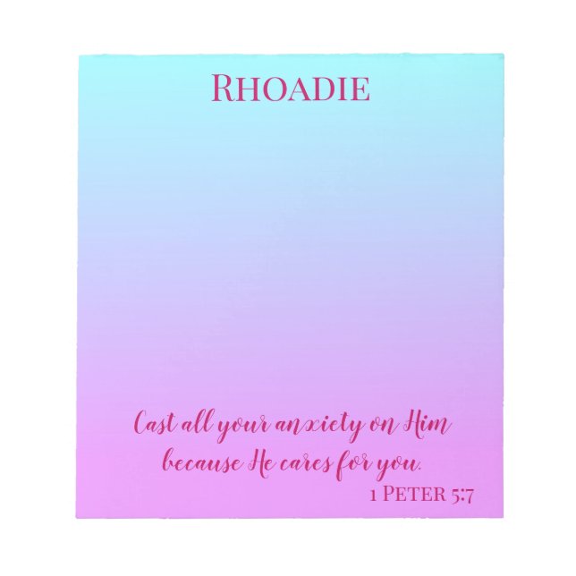 Ein inspirierend Geschenk Notizblock (Vorderseite)