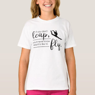 Ein inspirierendes T-Shirt für Turner/Tänzer