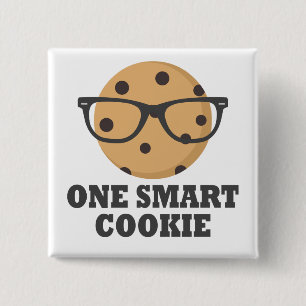 Ein intelligentes Plätzchen Button