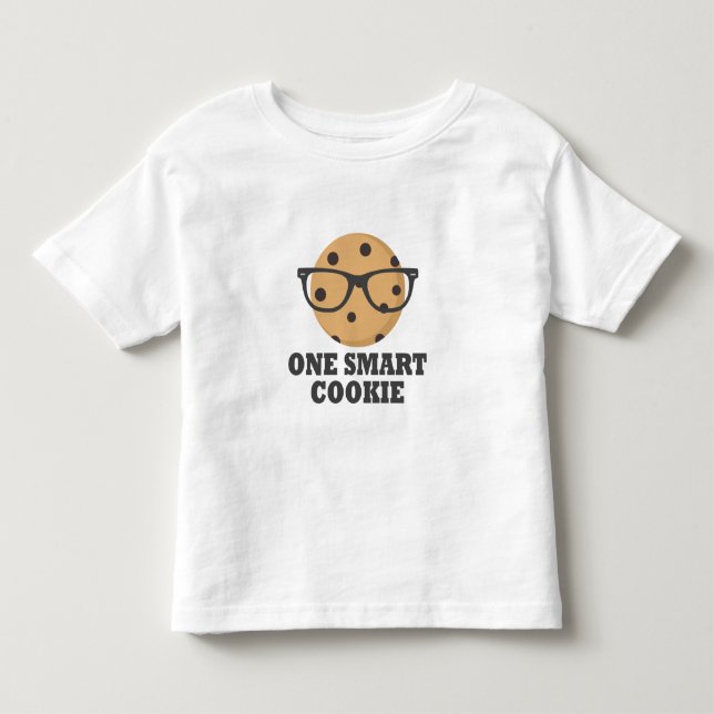 Ein intelligentes Plätzchen Kleinkind T-shirt (Vorderseite)