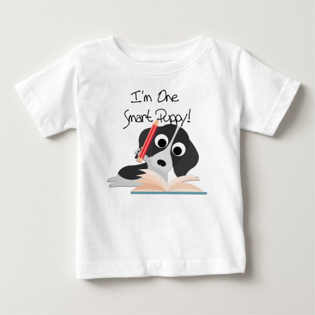 Ein intelligentes Puppy Baby T-shirt (Vorderseite)