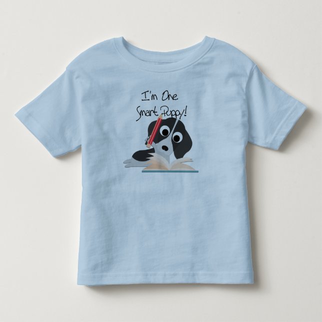 Ein intelligentes Puppy Kleinkind T-shirt (Vorderseite)