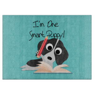 Ein intelligentes Puppy Schneidebrett