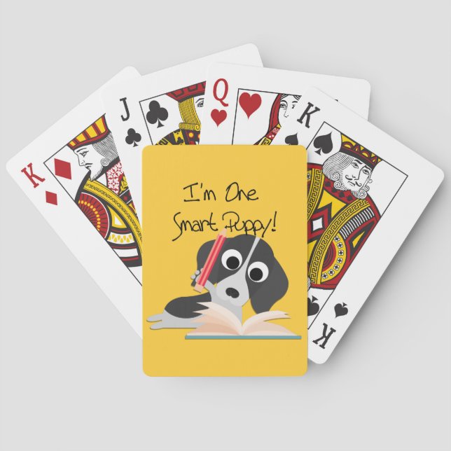 Ein intelligentes Puppy Spielkarten (Rückseite)