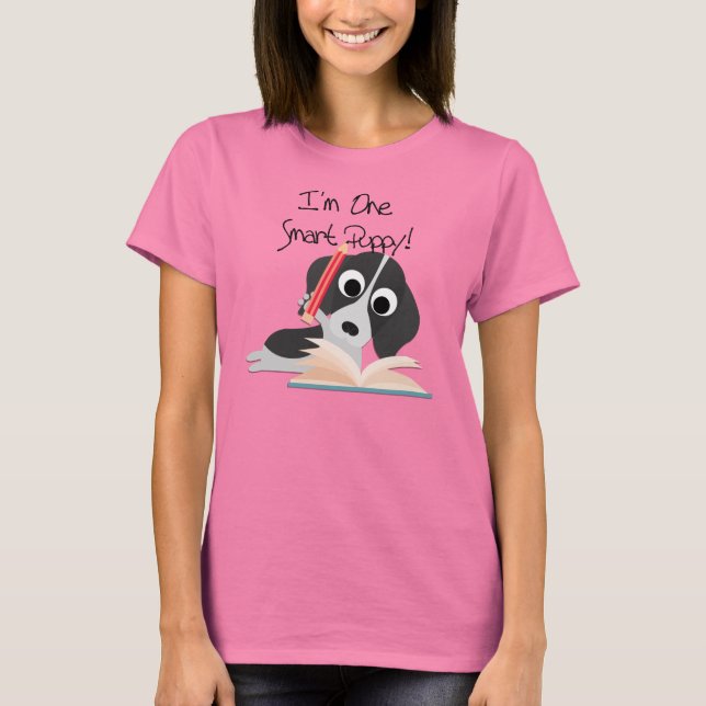 Ein intelligentes Puppy T-Shirt (Vorderseite)