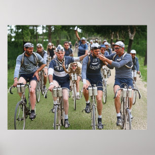 EIN INTIMES PORTRAIT TOUR DE FRANCE 1920er Redux Poster