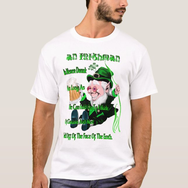 Ein Ire ist nie betrunken…. T-Shirt (Vorderseite)