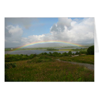 Ein irischer Segen, Regenbogen über See in Irland