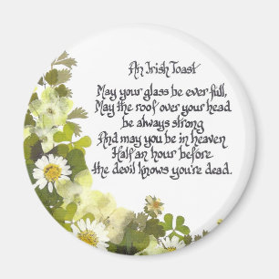 Ein irischer Toast Magnet