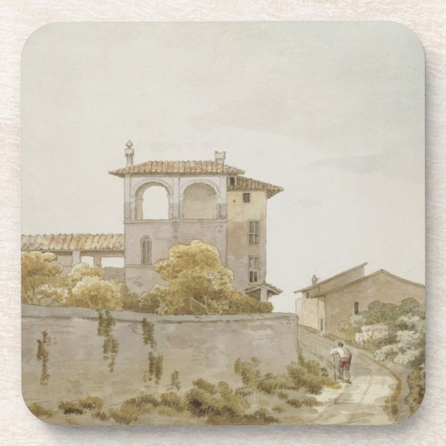 Ein italienisches Landhaus Getränkeuntersetzer (Vorderseite)