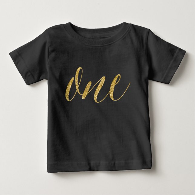 Ein Jahr alt Baby T-shirt (Vorderseite)