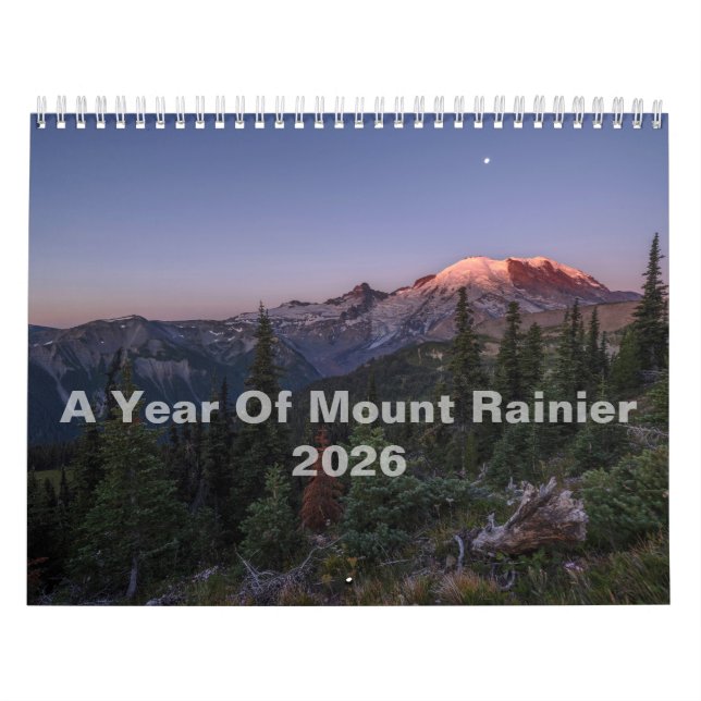 Ein Jahr Berg Rainier 2026 Mauerkalender Kalender (Titelbild)