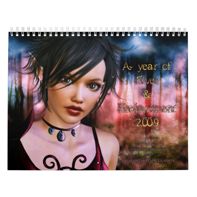 Ein Jahr der Elfe und der Verzauberung Kalender (Titelbild)