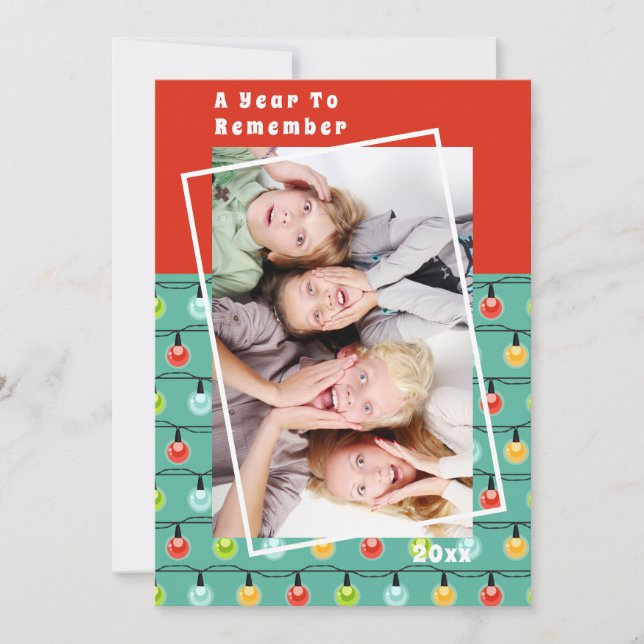 Ein Jahr der Erinnerung an das moderne Weihnachtsf (Vorderseite)