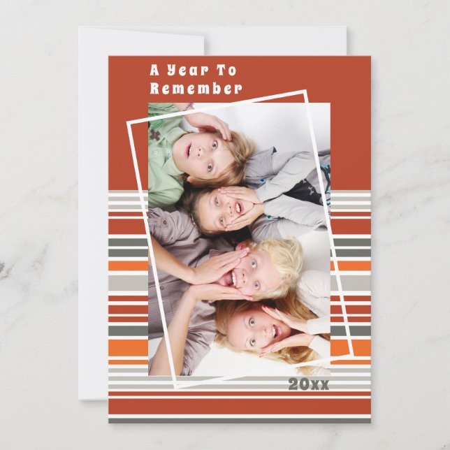 Ein Jahr der Erinnerung an das Zickzack Weihnachts (Vorderseite)