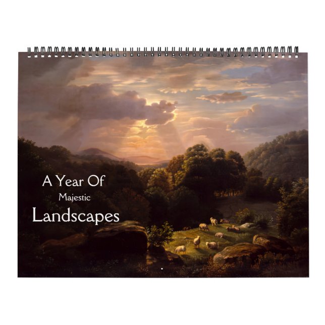 Ein Jahr der majestätischen Landschaften Kalender (Titelbild)