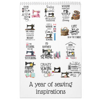 Ein Jahr der Nähinspirationen Kalender