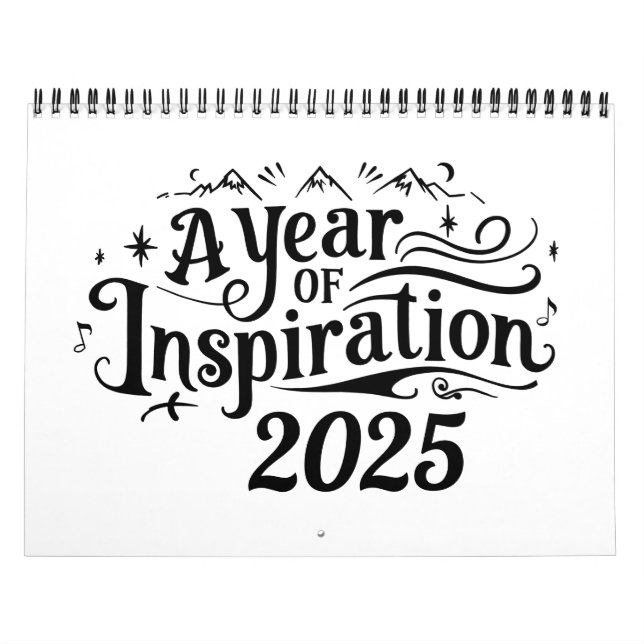 Ein Jahr des Inspirationskalenders Kalender (Titelbild)
