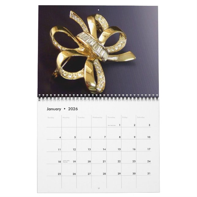Ein Jahr des Juwel-Kalenders Kalender (Jan 2026)